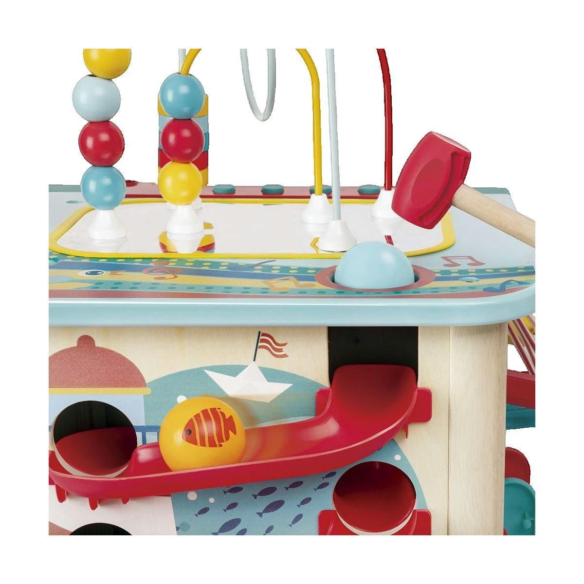 Hape Table d'activité Hape Cube de motricité Multicolore