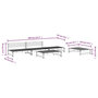 Voir la diapositive 6 : VIDAXL Salon de jardin 5 pcs bois massif de pin