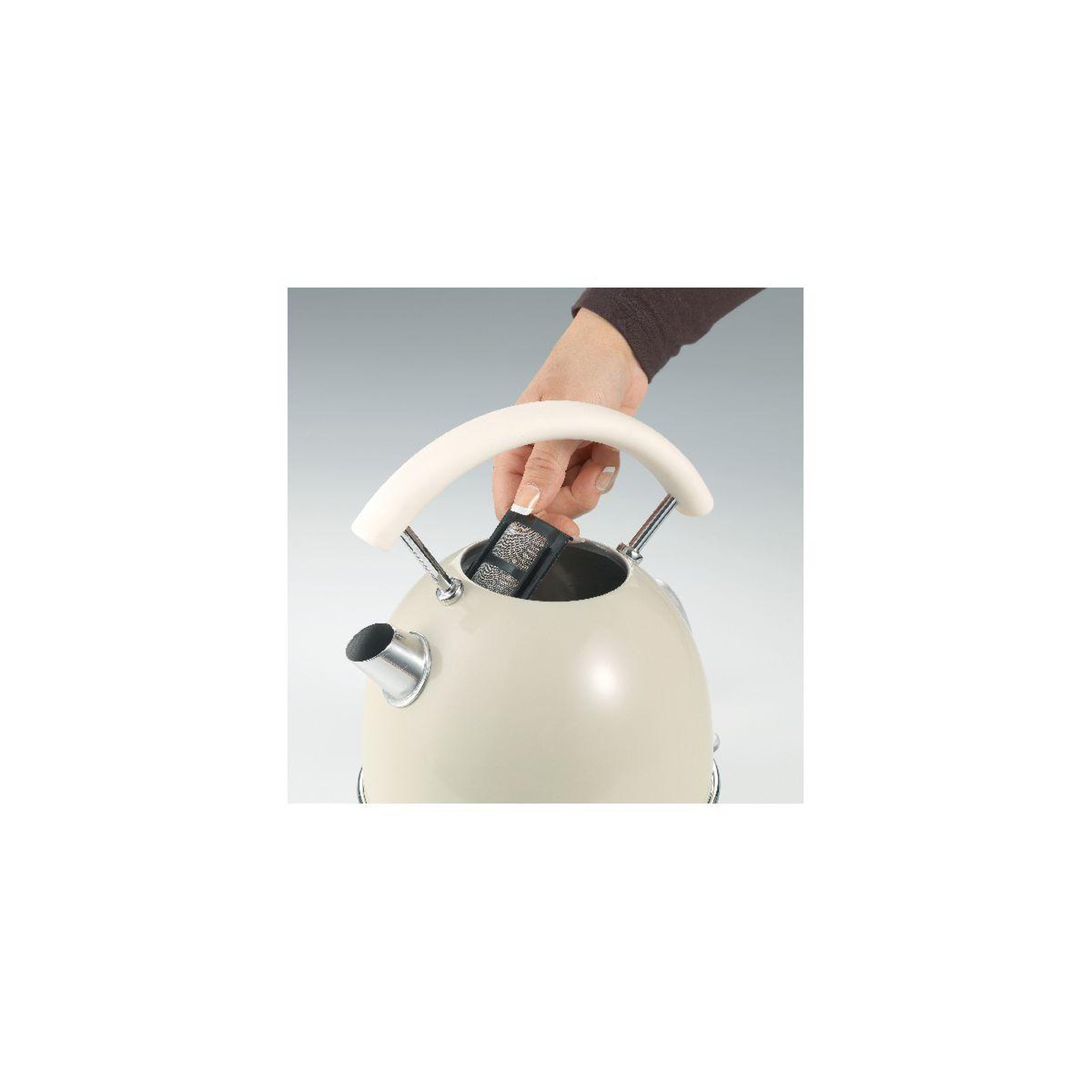 Voir la diapositive 4 : ARIETE Bouilloire vintage beige 1.7l
