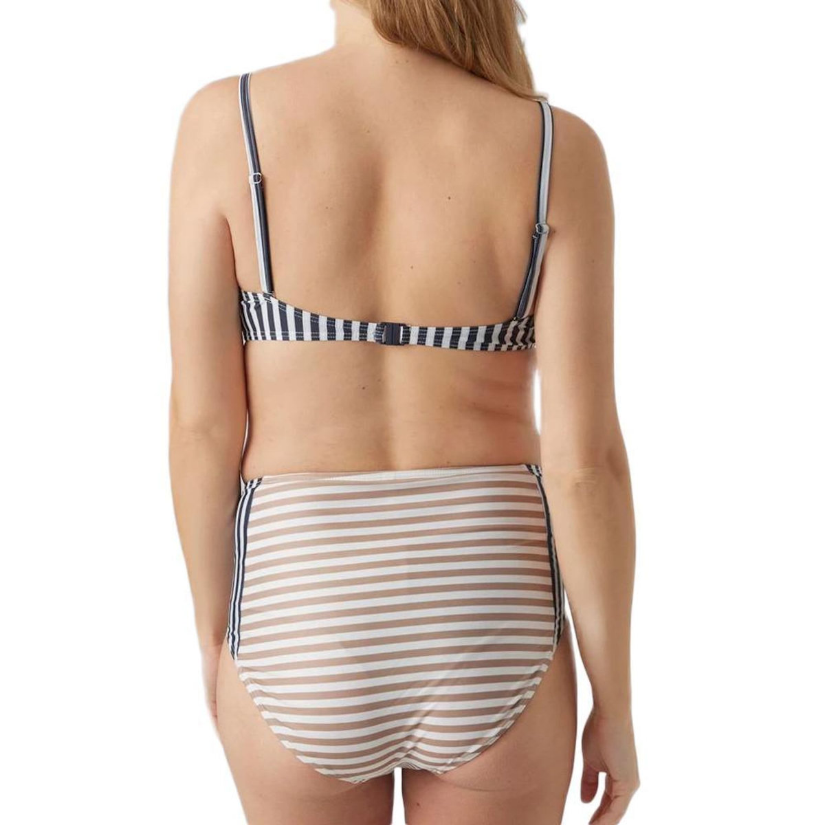 MAMALICIOUS Maillot de bain de Grossesse Bleu/Marron Femme Mamalicious Vega