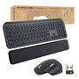 Voir la diapositive 3 : Logitech Combo clavier et souris Logitech MX Keys pour entreprise - sans fil, Bluetooth, QWERTZ, graphite