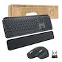 Voir la diapositive 3 : Logitech Combo clavier et souris Logitech MX Keys pour entreprise - sans fil, Bluetooth, QWERTZ, graphite