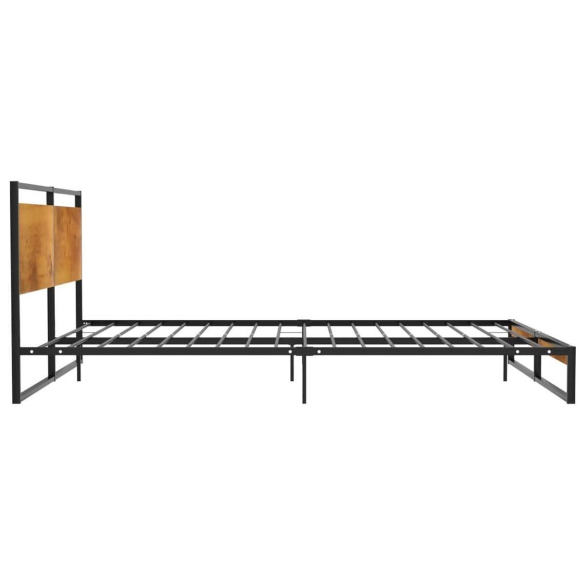 VIDAXL Cadre de lit sans matelas metal 180x200 cm