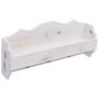 Voir la diapositive 2 : VIDAXL Porte-manteau mural Blanc 50x10x23 cm Bois