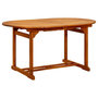 Voir la diapositive 3 : VIDAXL Table de jardin 200x100x75 cm Bois d'acacia massif
