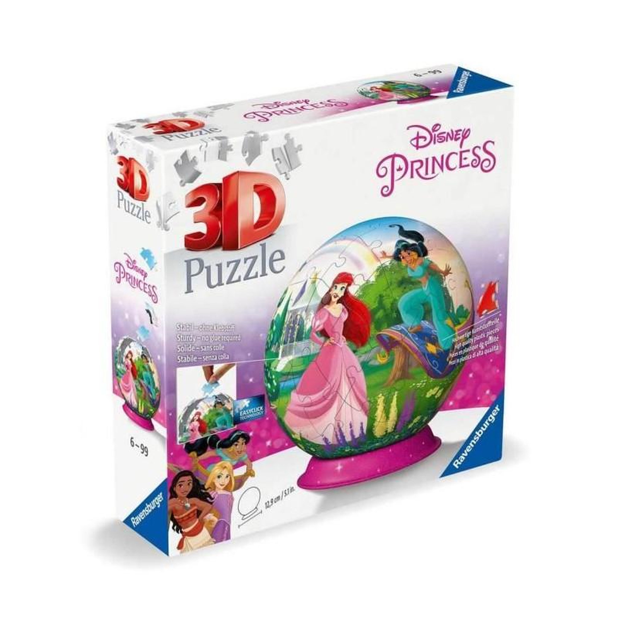 Voir la diapositive 4 : RAVENSBURGER Puzzle 3D Ball - Disney Princesses - Ravensburger - Dès 6 ans