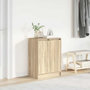 Voir la diapositive 1 : VIDAXL Armoire à chaussures chêne sonoma 57x34x76 cm bois d ingénierie