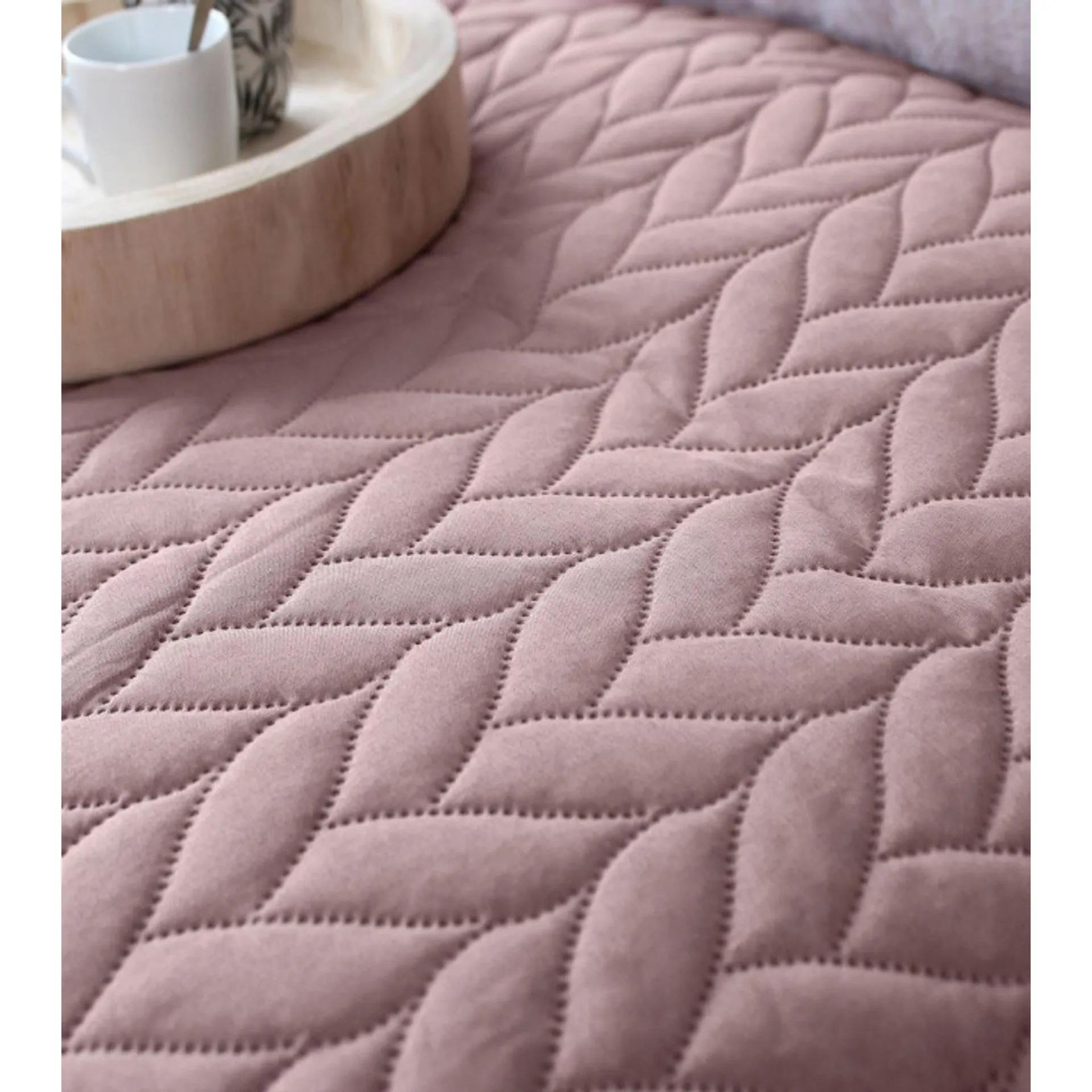 Voir la diapositive 3 : Eden Couvre-lit en microfibre effet tresse