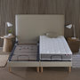 Voir la diapositive 4 : IDLITERIE Ensemble lit électrique relaxation multi lattes + Matelas Mousse à mémoire de forme Couleur - Beige, - 2x70 x 190 cm
