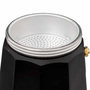 Voir la diapositive 3 : SECRET DE GOURMET Cafetière Italienne  Elvia  19cm Noir