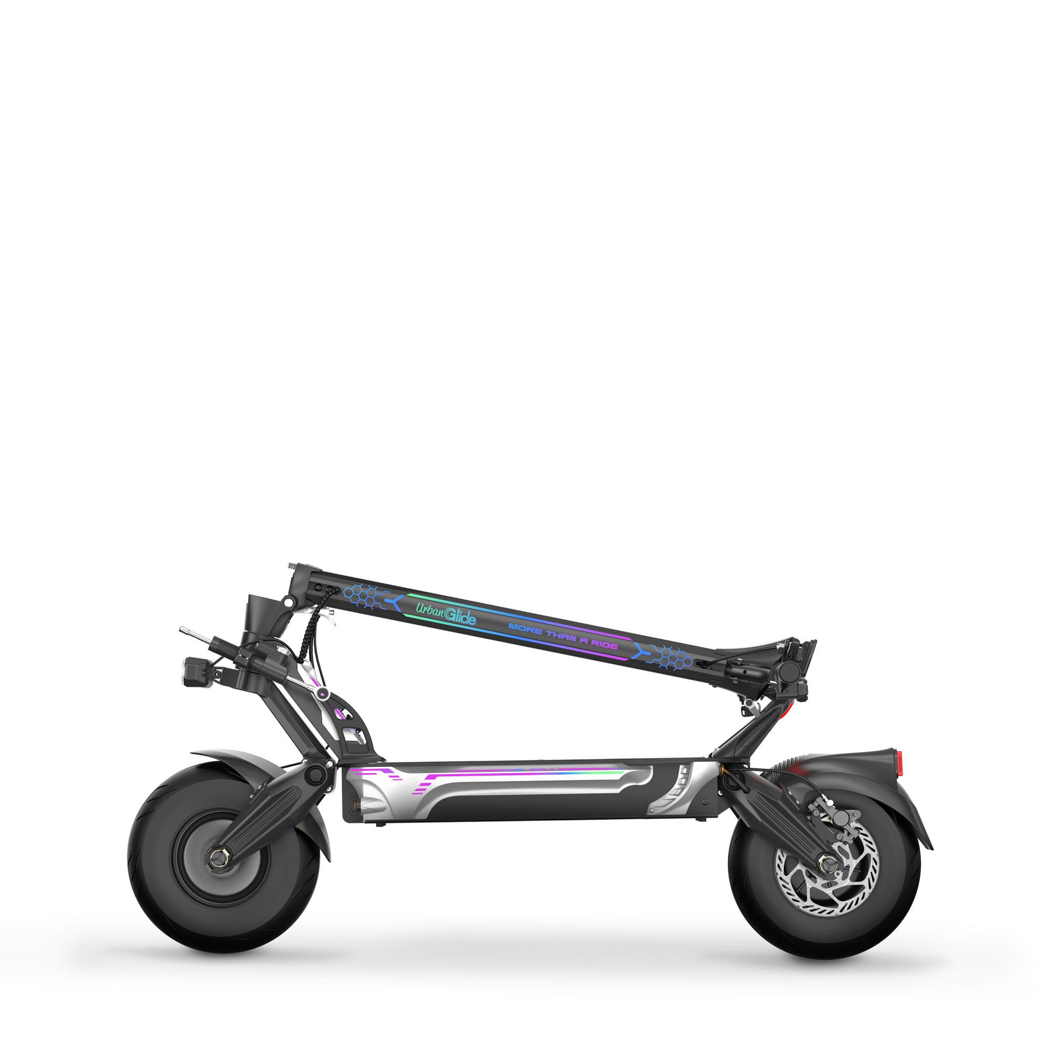 Voir la diapositive 5 : URBANGLIDE Trottinette électrique adulte urbanglide eon x – autonomie 140km – batterie 60v/30ah – pneus 12  tubeless – double moteur – poids 40,5kg