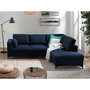 Voir la diapositive 2 : LISA DESIGN Tala - canapé d'angle droit - convertible - 5 places - en tissu