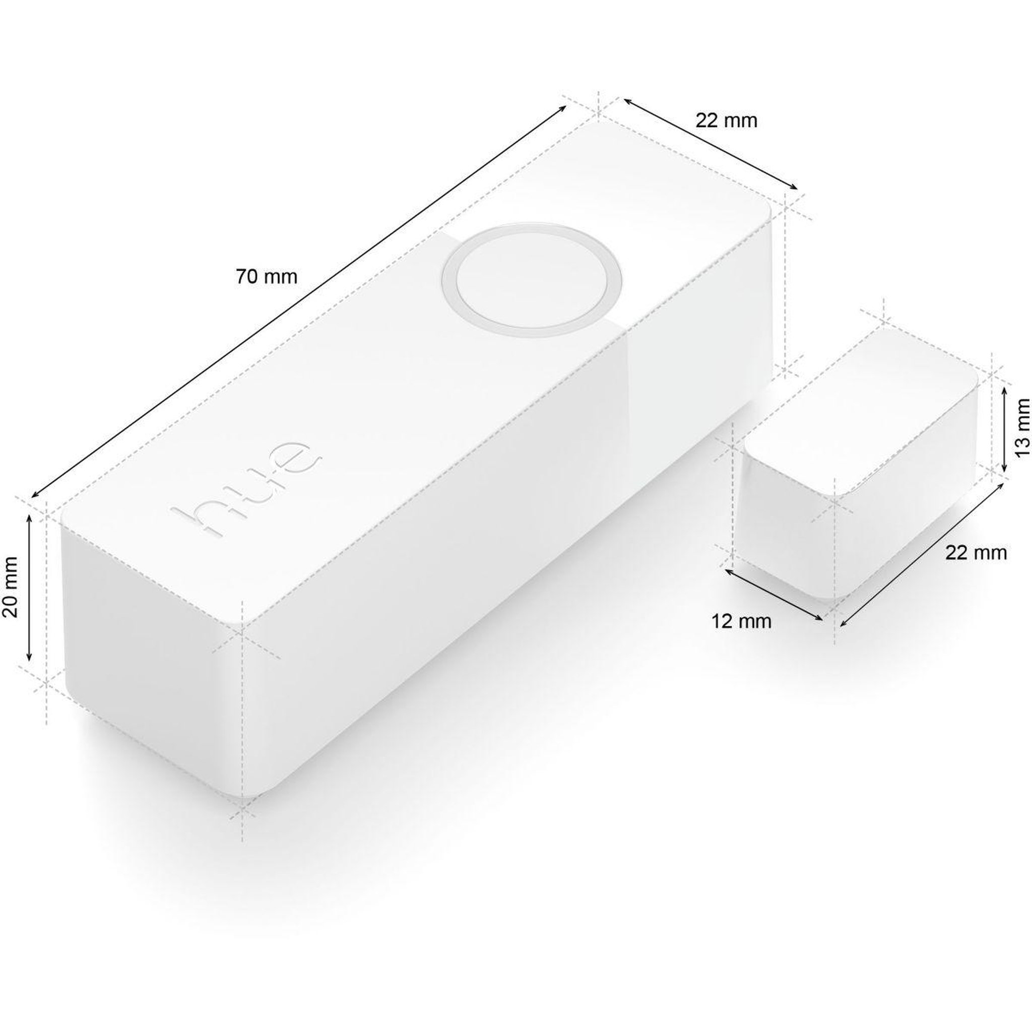 Voir la diapositive 3 : PHILIPS HUE Détecteur d'ouverture secure blanc