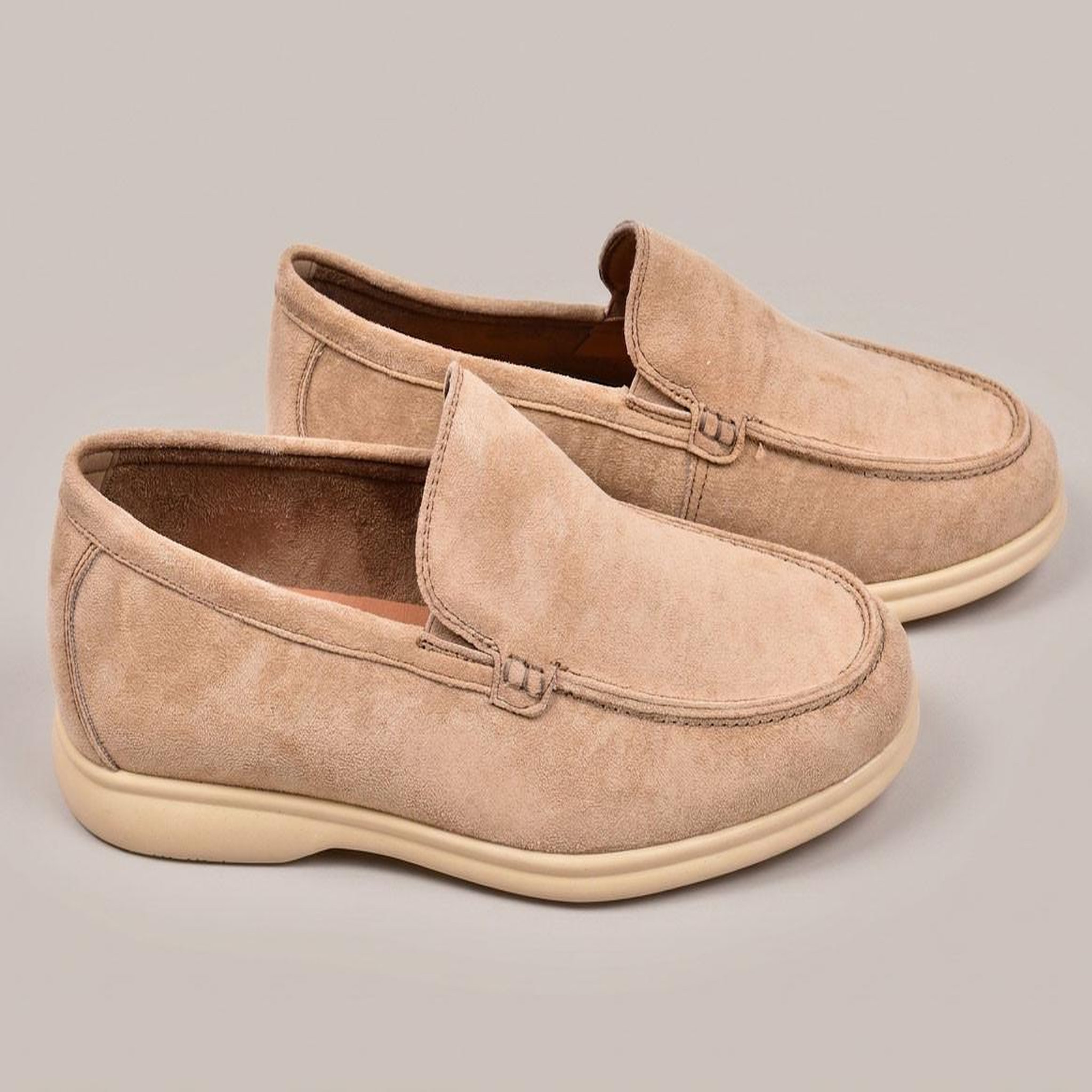Voir la diapositive 3 : OZABI OZABI Mocassins Homme Premium Suédine Confort Slip-On