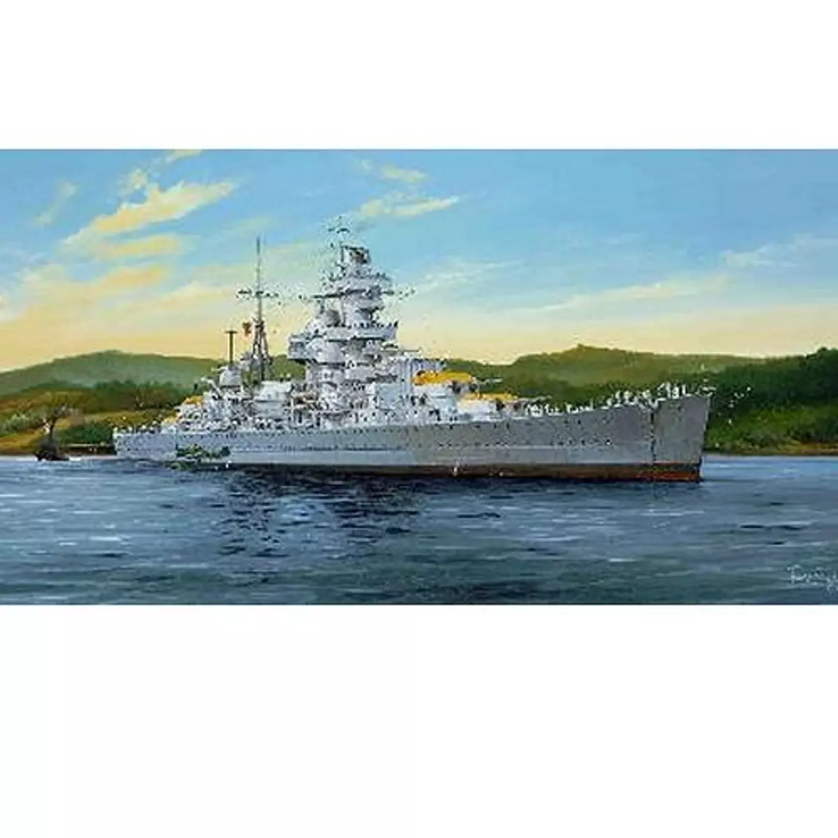 Trumpeter Maquette bateau : Croiseur de bataille allemand Admiral Hipper 1941