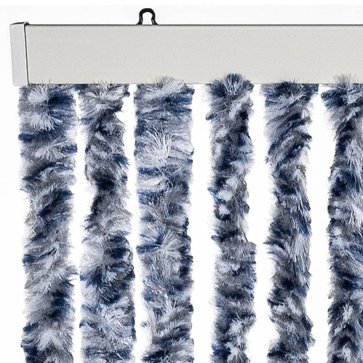VIDAXL Moustiquaire Bleu blanc et argente 56x185 cm Chenille