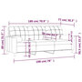 Voir la diapositive 6 : VIDAXL Canape 3 places avec oreillers gris clair 180 cm tissu