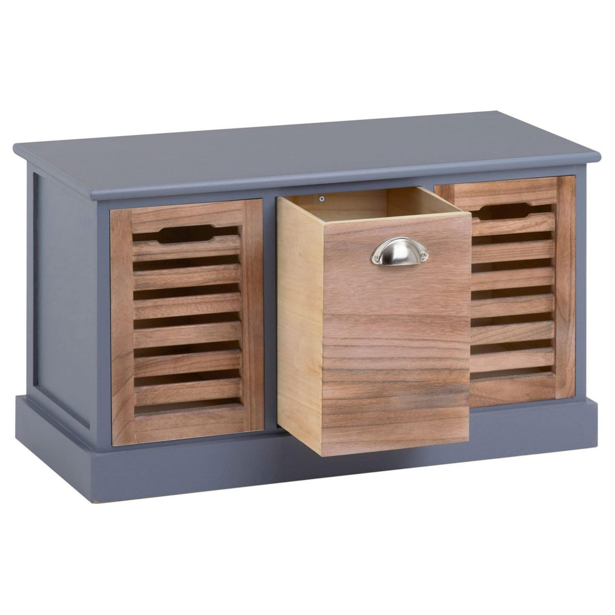 IDIMEX Banc de rangement TRIENT, 3 caisses