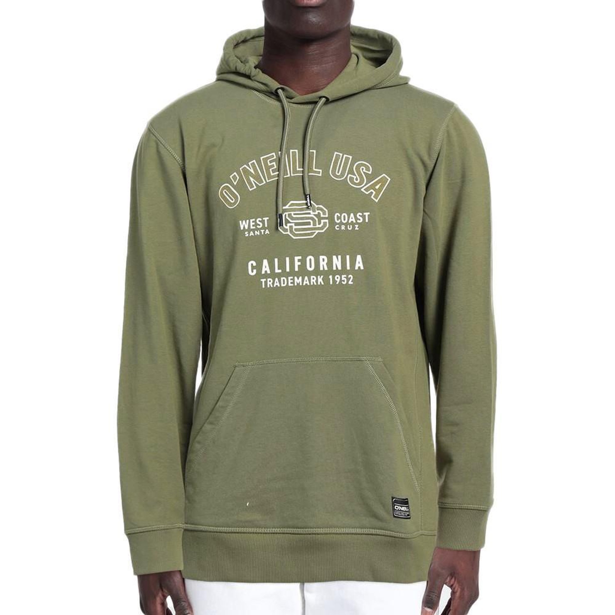 O'NEILL Sweat à Capuche Kaki Homme O'Neill State. Coloris disponibles : Vert