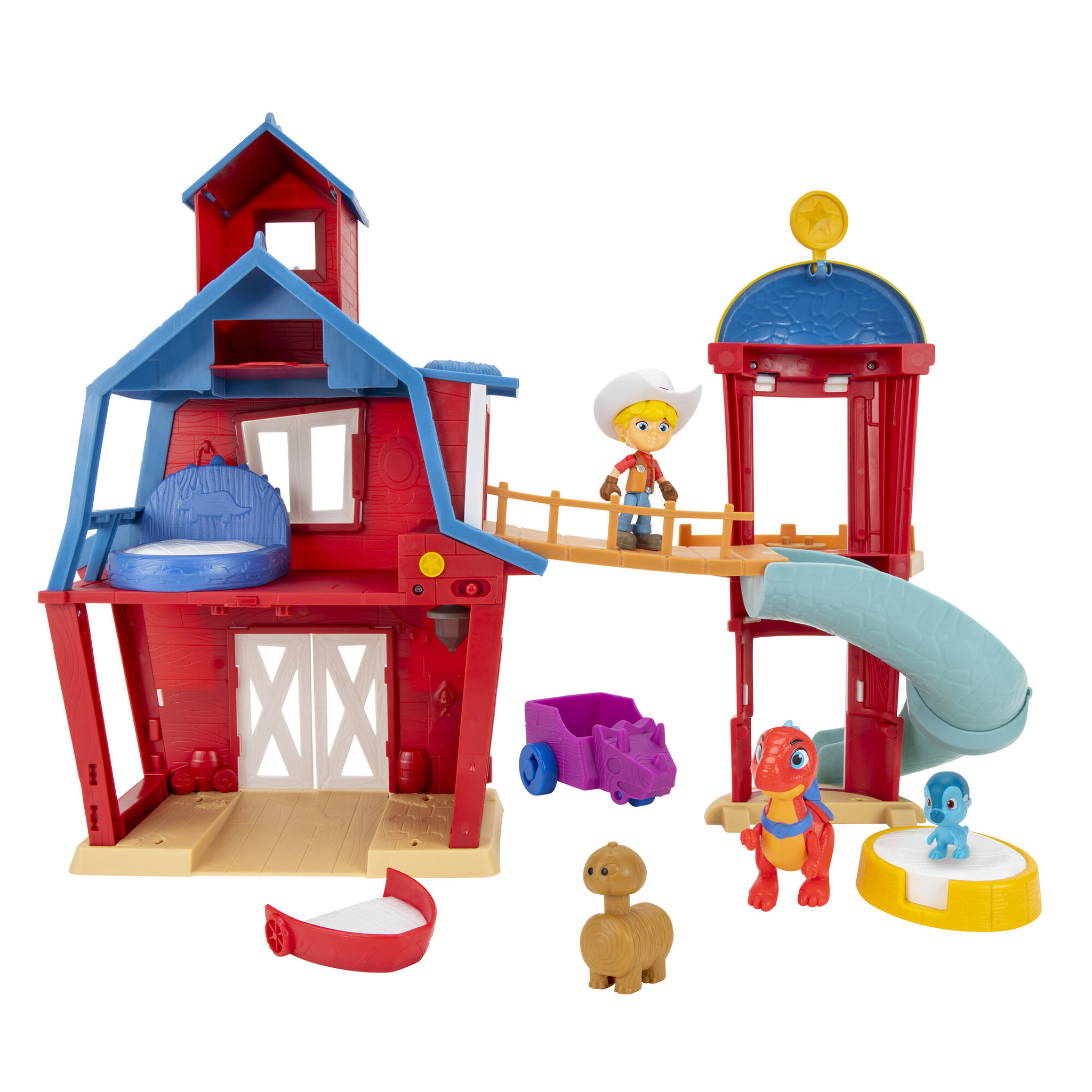 Voir la diapositive 1 : JAZWARES Coffret Dino Ranch The Club House