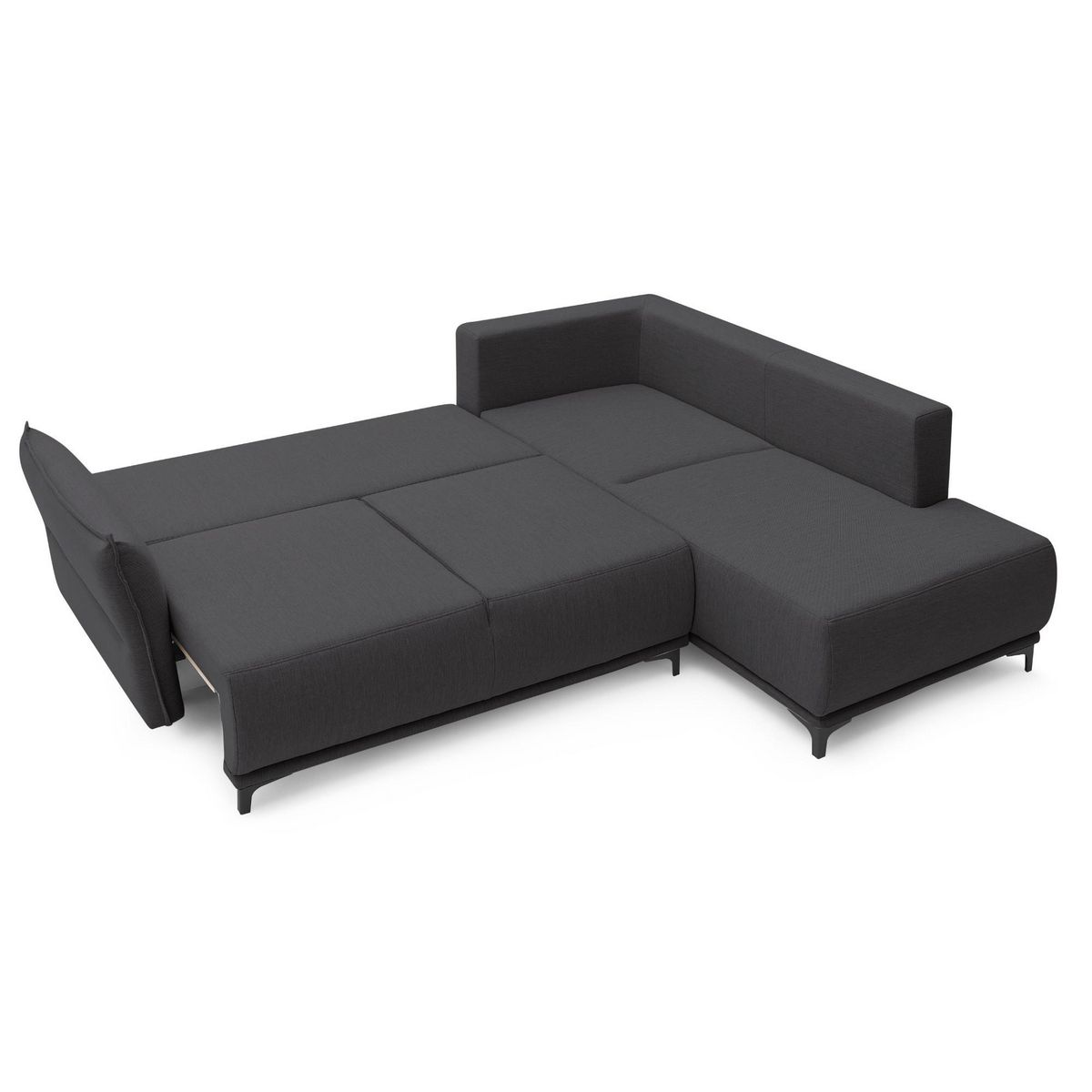 LISA DESIGN Arya - canapé d'angle convertible - avec coffre - 5 places - style contemporain - droit
