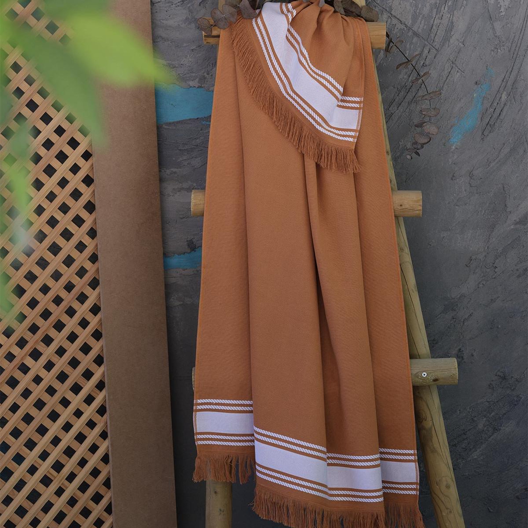 Voir la diapositive 3 : Sensei Maison Serviette de plage / fouta 100x180 cm BAHAMAS - 100x180 cm