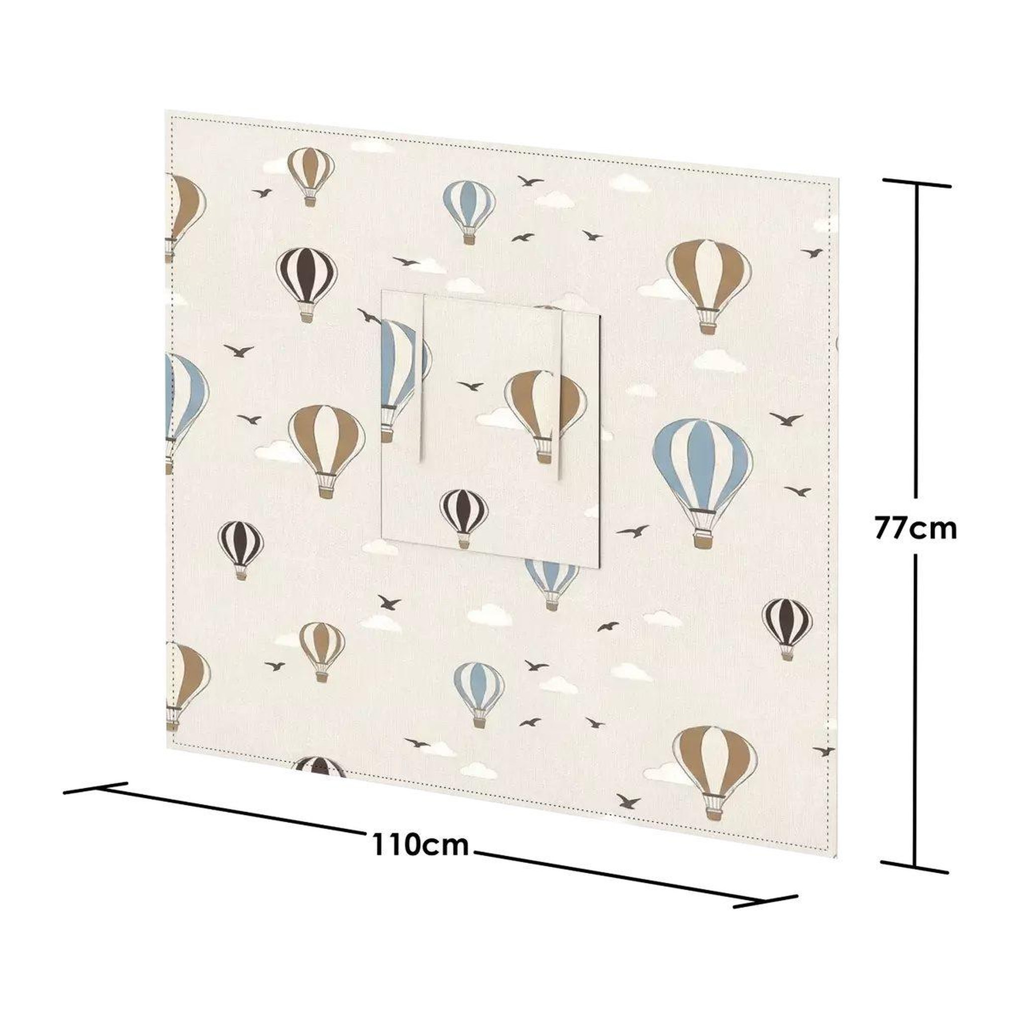Voir la diapositive 5 : FLEXA Dawn rideaux de jeu pour lit mi-hauteur motif montgolfieres