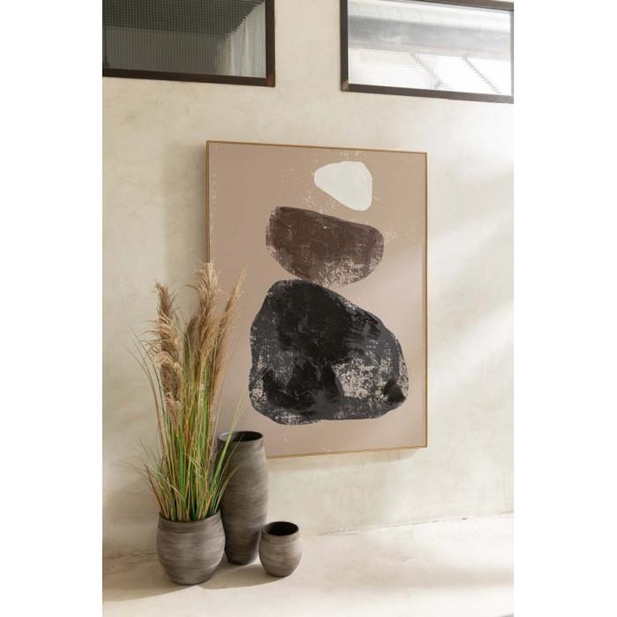 Voir la diapositive 3 : Paris Prix Cache-Pot en Céramique  Keramiek  25cm Marron