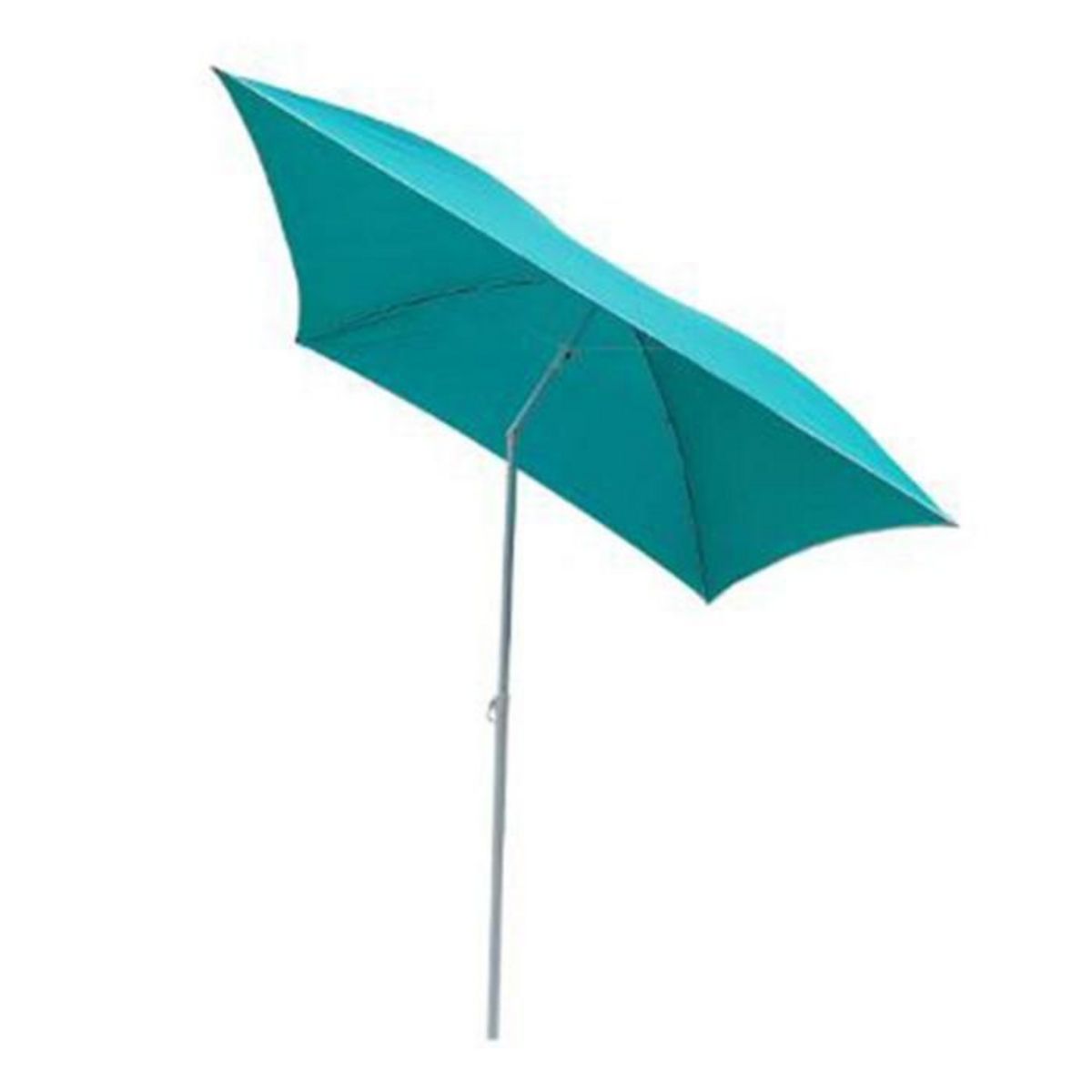 HESPERIDE Parasol de Plage Carré  Helenie  172cm Turquoise