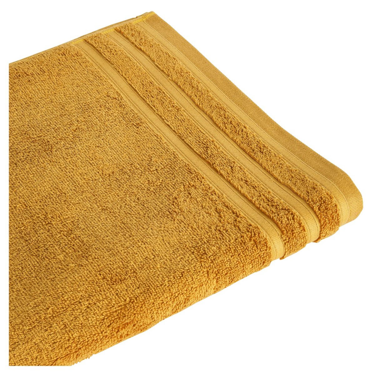 ACTUEL Drap de bain uni en coton bouclé 500 gr/m2