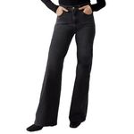 Levi's Jean  Femme Levi's Ribcage Bells Med Indigo   W25. Coloris disponibles : Noir