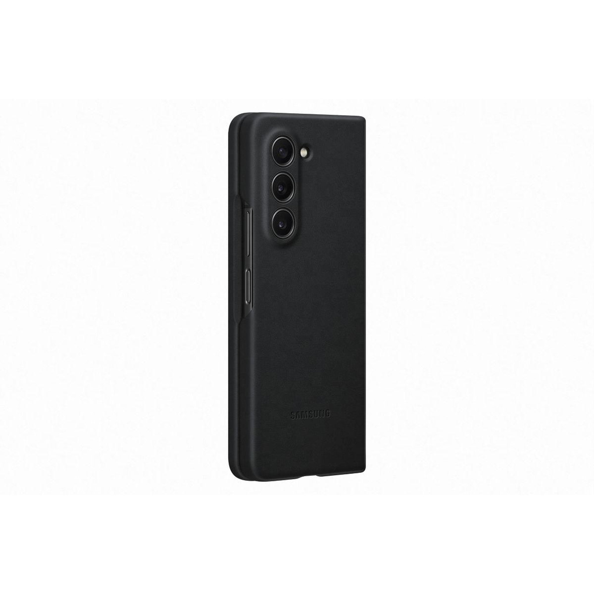 Voir la diapositive 4 : Samsung Coque z fold 5 simili cuir graphite