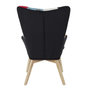 Voir la diapositive 3 : The Home Deco Factory Fauteuil de salon scandi Helsinki