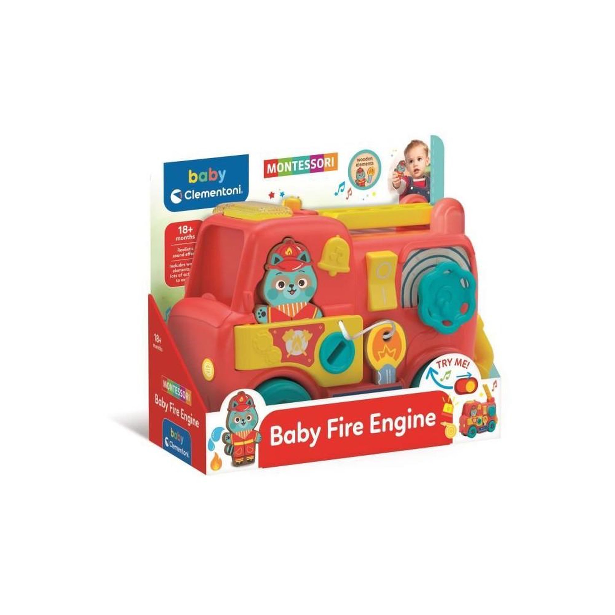 Voir la diapositive 6 : CLEMENTONI CLEMENTONI - Le camion de pompiers - Montessori