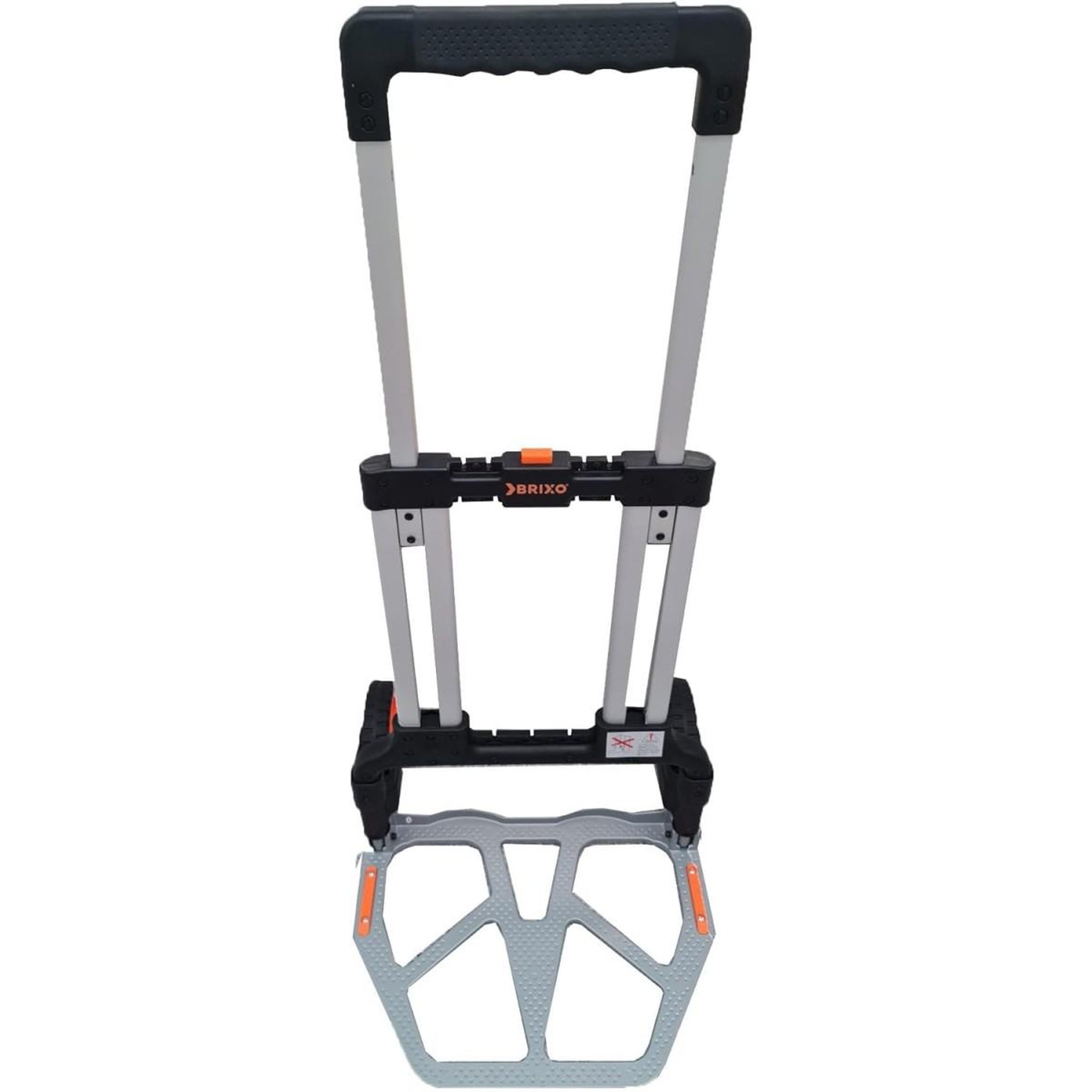 Voir la diapositive 3 : BRIXO Chariot diable pliable 125kg aluminium professionnel kompact brixo