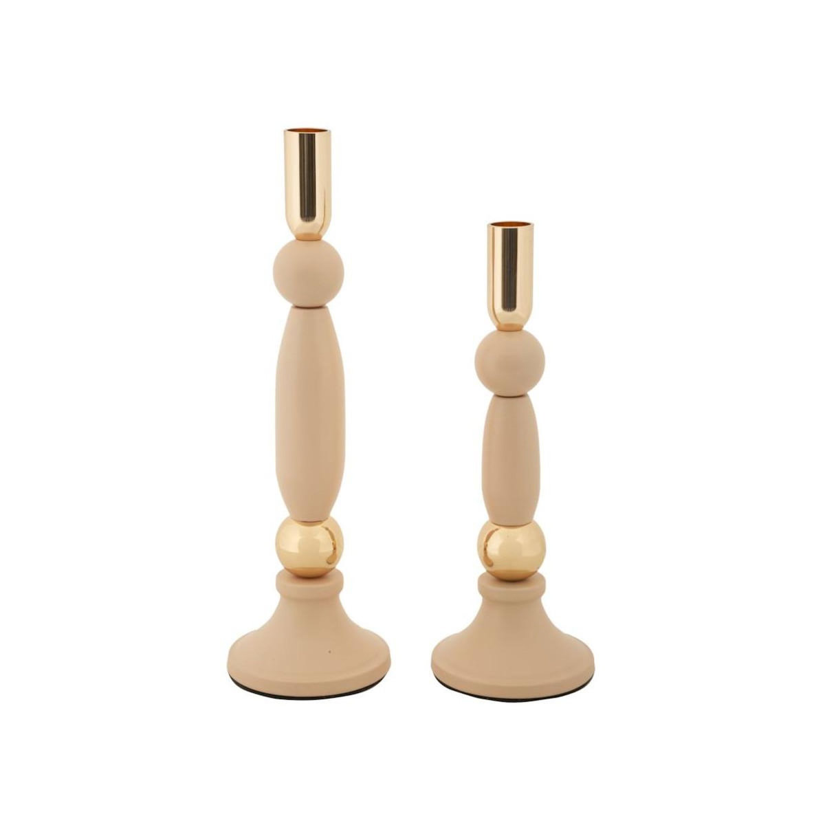 Paris Prix Lot de 2 Chandeliers  Strek  30cm Rose & Or