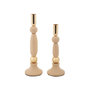 Voir la diapositive 1 : Paris Prix Lot de 2 Chandeliers  Strek  30cm Rose & Or