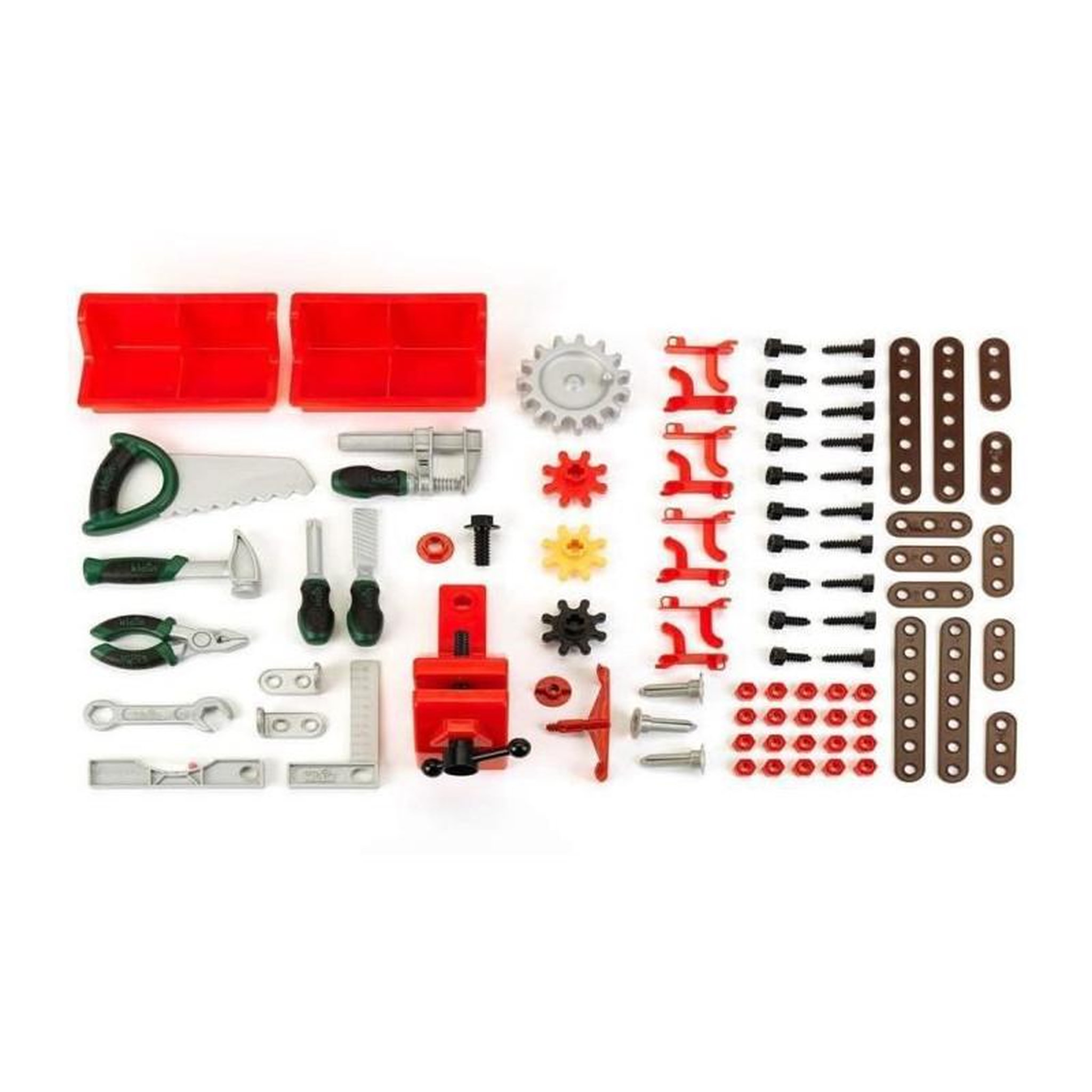Voir la diapositive 3 : Klein BOSCH - Etabli Work-Shop Enfant - 82 Accessoires