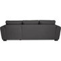 Voir la diapositive 5 : MARKET24 Canapé d'angle fixe réversible 4 places - Tissu Anthracite - L245 x P150 x H86 cm - HAMILTON - Fabriqué en Ukraine