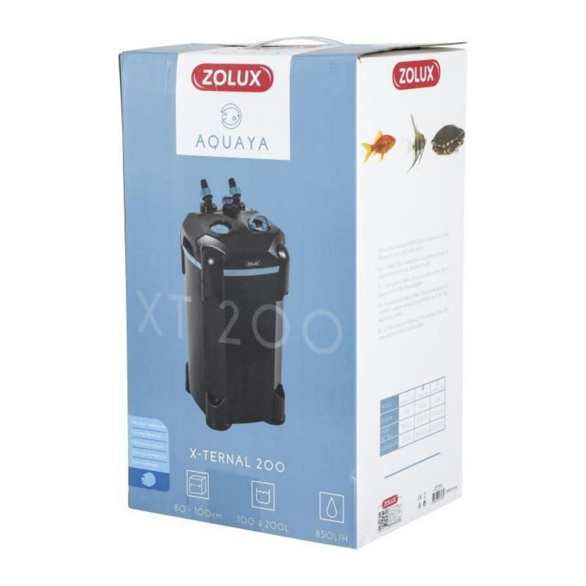 Zolux Filtre extérieur - Zolux - Xternal 200 - Pour aquarium de 100 a 200 L - Débit de 850 L/h - 9.3W