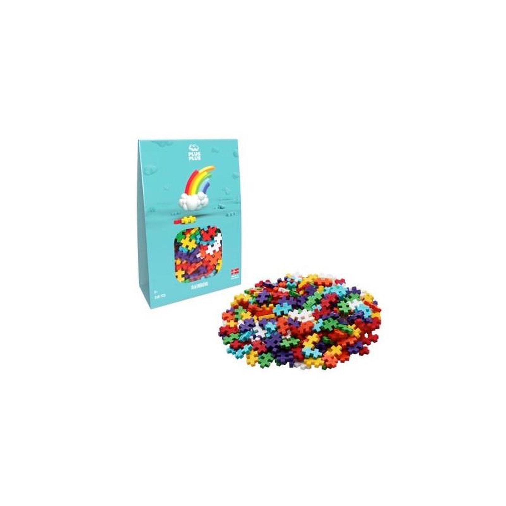 Plus Model Jeu de construction Plus Plus Recharge Arc en ciel 300 pièces