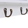 Voir la diapositive 5 : VIDAXL Armoire murale pour cles et bijoux avec portes et crochets