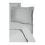 Voir la diapositive 4 : GENERIQUE Parure de lit - 1 housse de couette 220 x 240 cm + 2 taies d'oreiller 60 x 60 cm - 100% coton renforcé - Gris