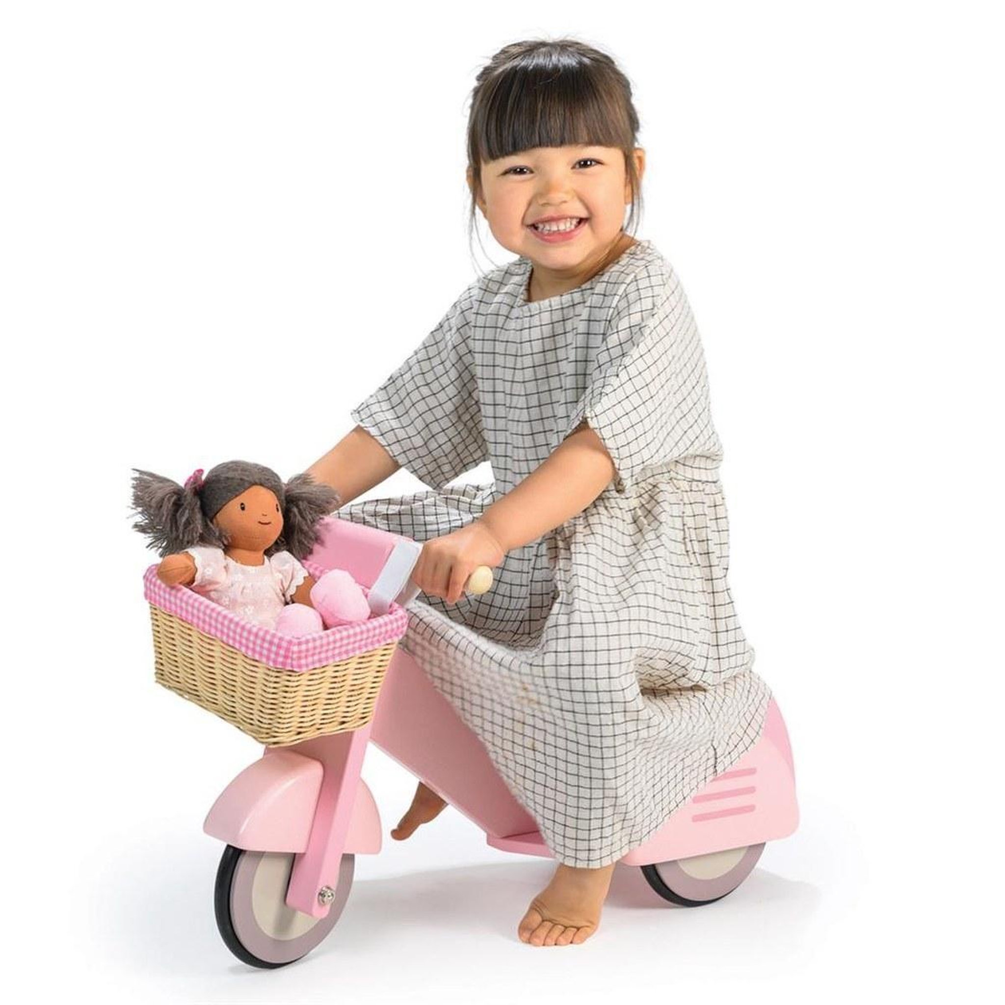 Voir la diapositive 2 : TENDER LEAF Porteur Scooter Avec Panier