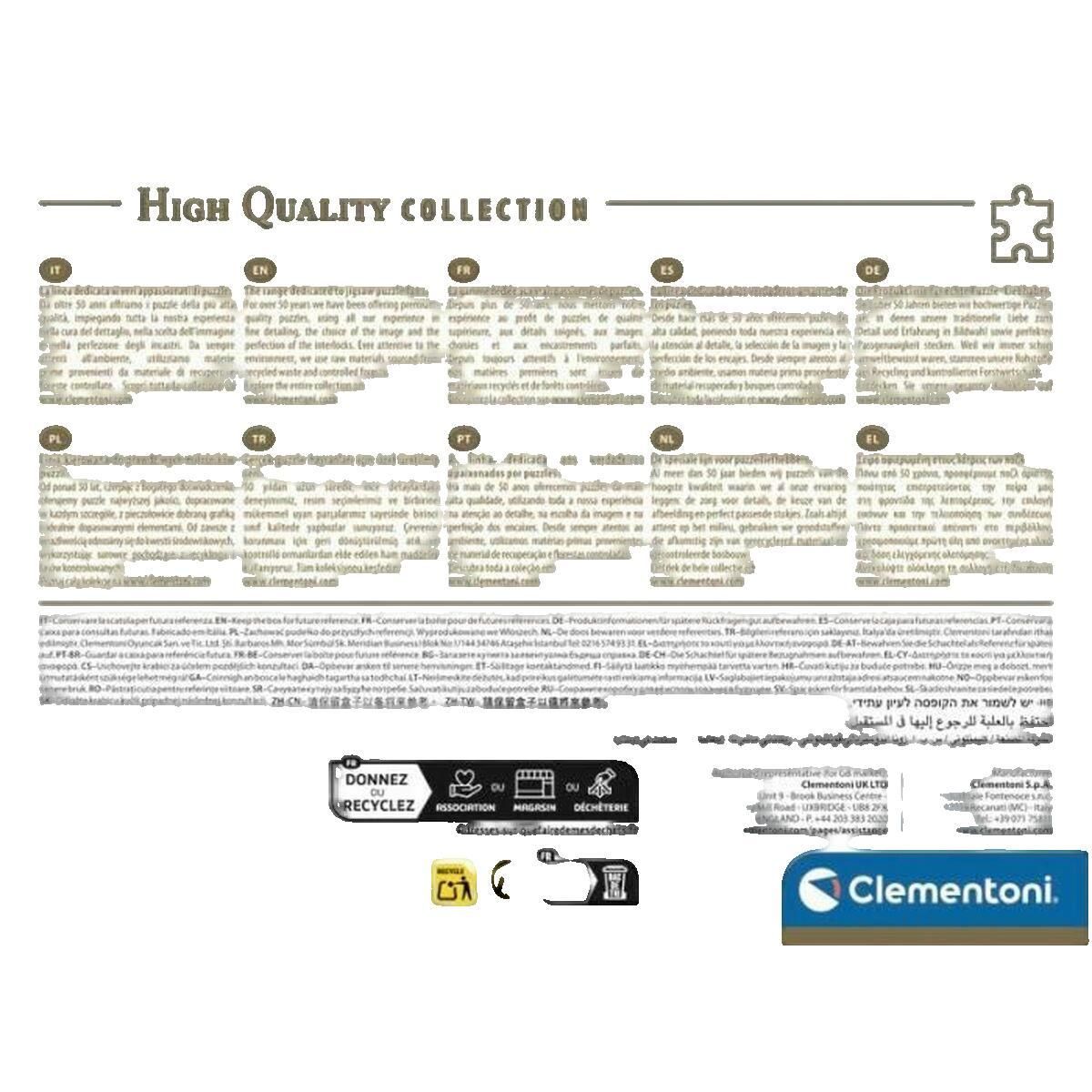 CLEMENTONI Puzzle Clementoni Compact 1000 pièces