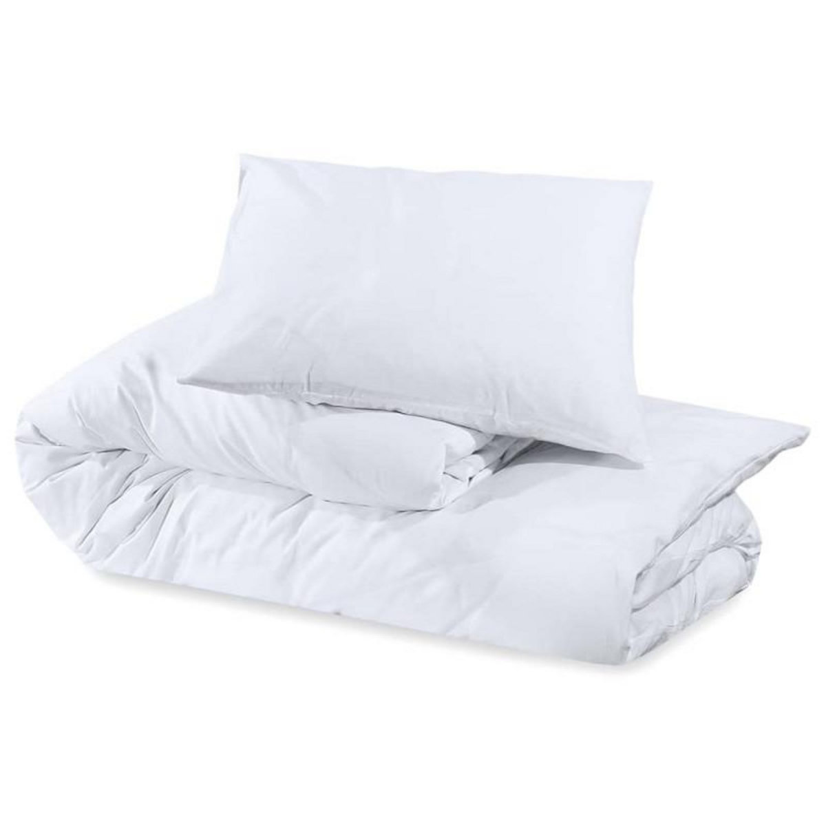 VIDAXL Ensemble de housse de couette Blanc 140x200 cm Coton