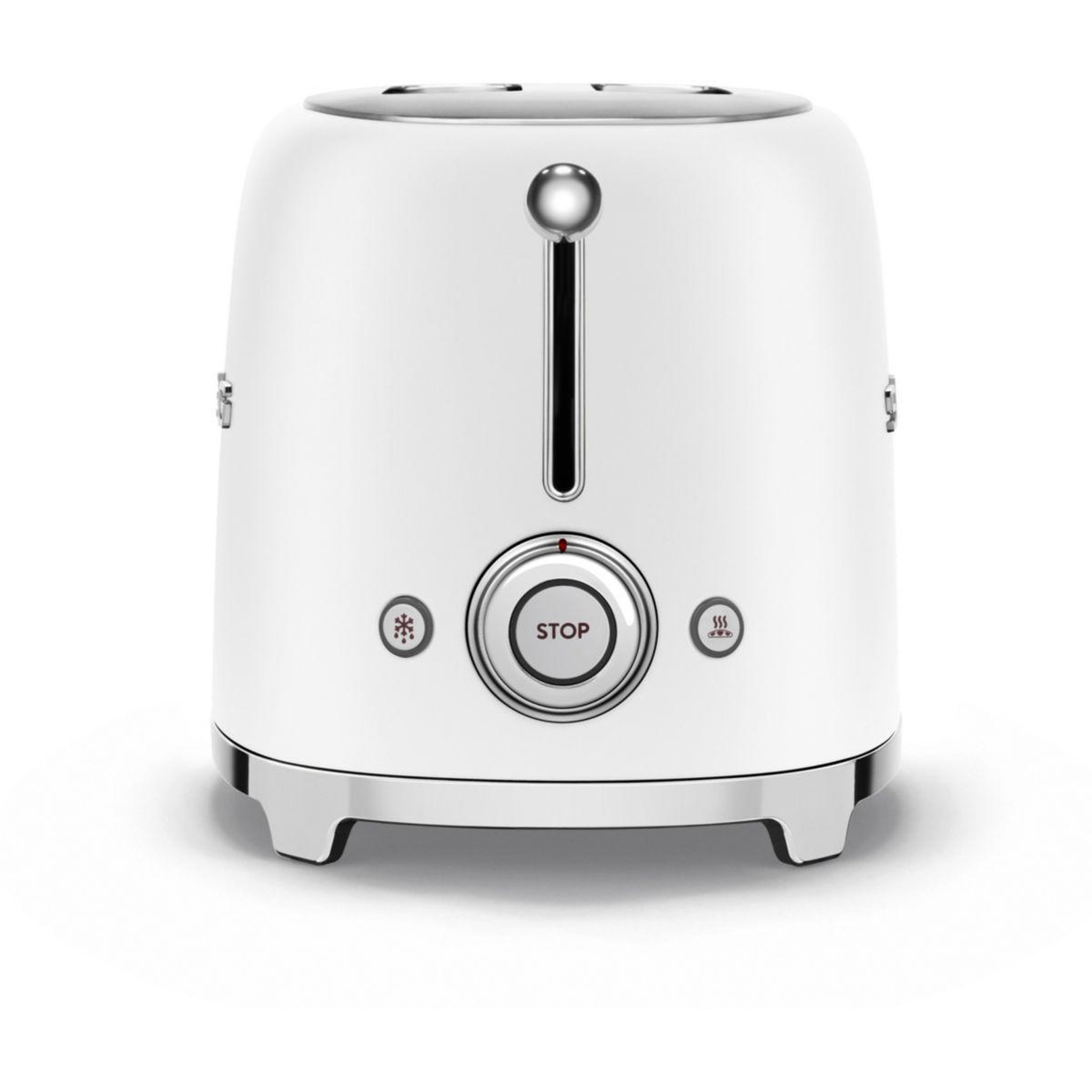 Voir la diapositive 2 : SMEG Grille-pain tsf01whmeu blanc mat
