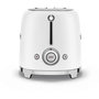 Voir la diapositive 2 : SMEG Grille-pain TSF01WHMEU Blanc mat