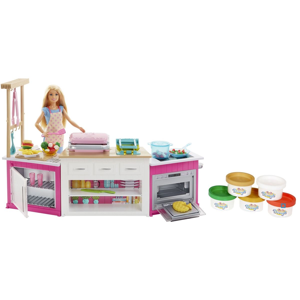BARBIE Coffret cuisine à modeler Barbie 