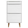 Voir la diapositive 4 : VIDAXL Armoire a chaussures MOLDE Blanc 59,5x35x103 cm Bois de pin